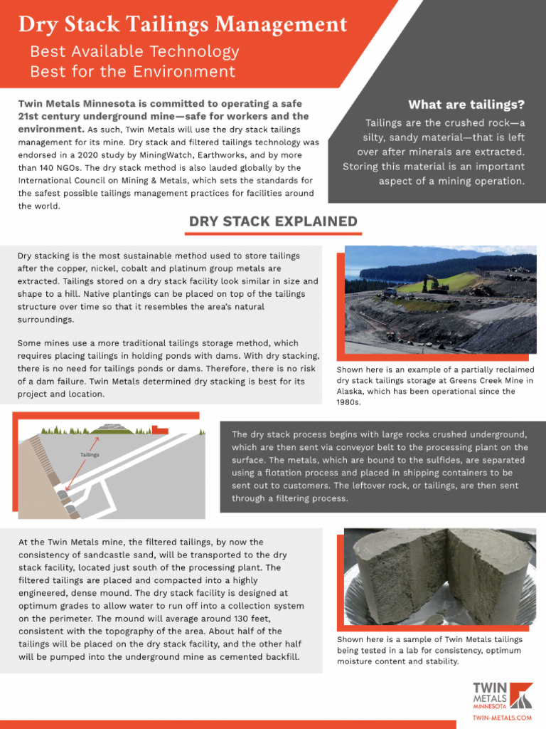 Dry Stack Tailings | PDF