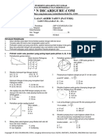 Soal PAT II Matematika Kelas VIII