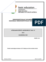 Afrikaans FAL P3 May-June 2019 Memo