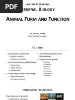 Animals AY2023 Lecture Notes