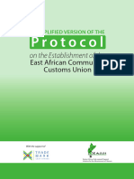 Simplified Version of EAC Customs Union Protocol