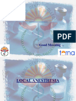 Local Anaesthesia I