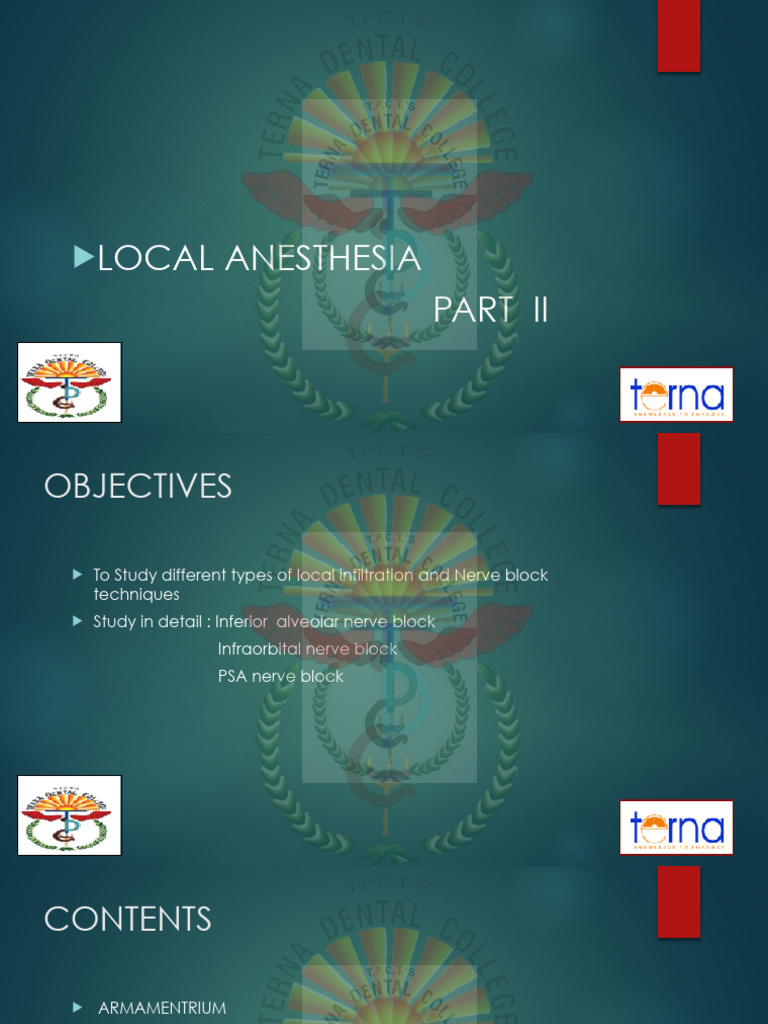7.local Anaesthesia II PDF Allergy Anesthesia