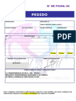 Formulario de Pedido