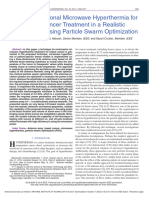 Three-Dimensional Microwave Hyperthermia For Breast Cancer Treatment in A Realistic Environment Using