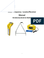 Multi Frequency Locator/Receiver: Manual