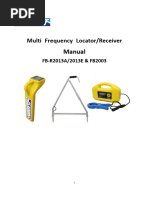 Multi Frequency Locator/Receiver: Manual