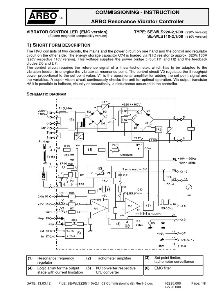 Arbo sa commissioning arbo se wls220 2 1 08 elektronika pdf