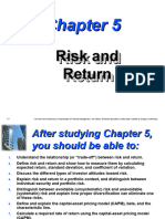 Pearson Risk and return