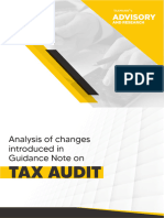 Taxmann's Analysis - Changes Introduced in Guidance Note On Tax Audit