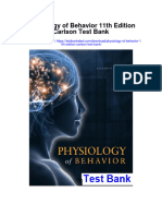 Physiology of Behavior 11th Edition Carlson Test Bank