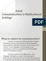 Chapter 4 - Local and Global Global Communication