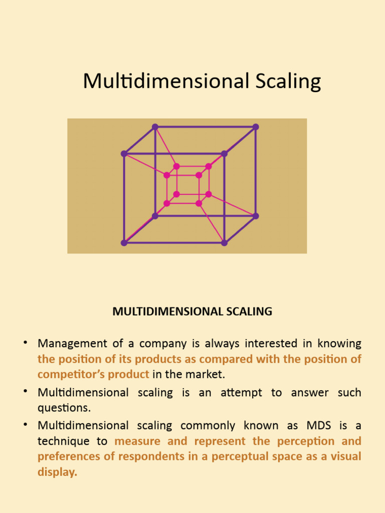 Multidimensional scaling pdf dimension cognitive science