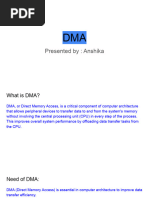 C.O.A DMA & Memory Transfer