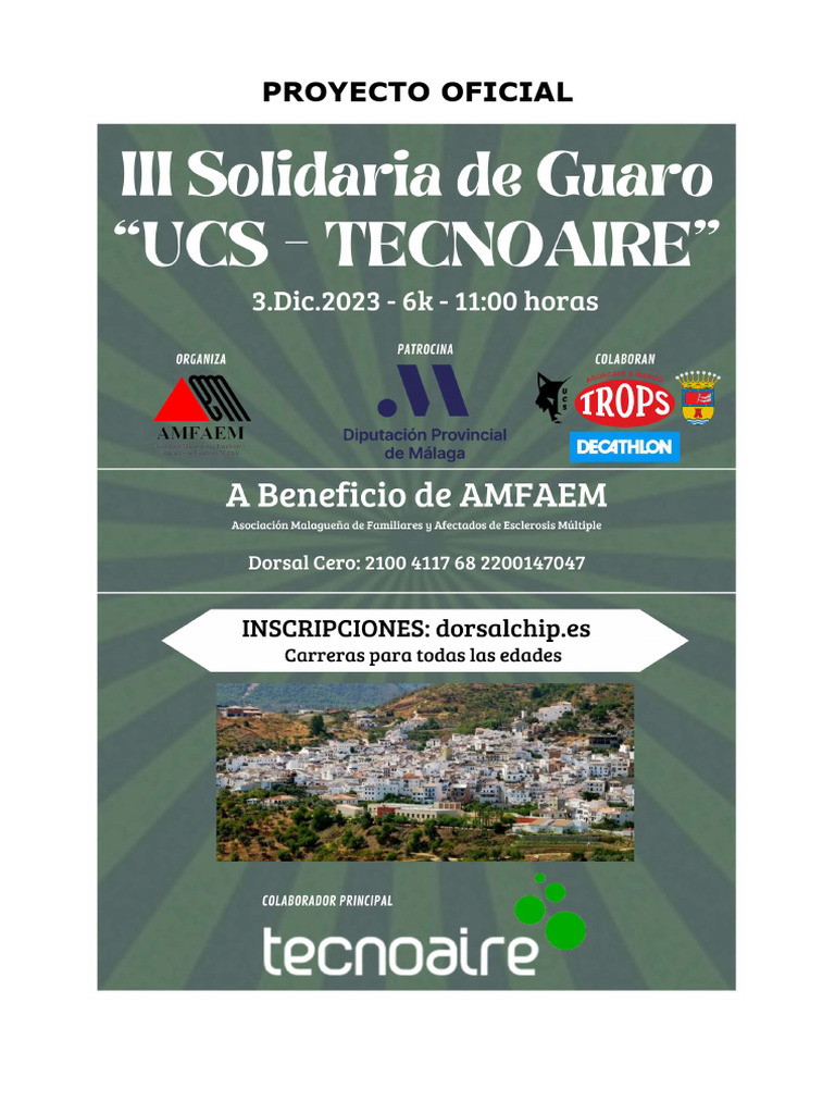 III Solidaria de Guaro 2023: Inscripciones Abiertas | PDF | Ciencia y ...