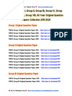TNPSC Group I, Group II, Group IB, Group IV, Group IIA, Group VII B, Group VIII, All Year Original Question Papers Collection 2011-2021 Tamilaruvi