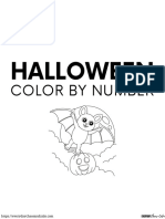 Halloween Color by Number