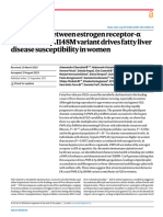 Interaction between estrogen receptor-α and PNPLA3 p.I148M variant drives fatty liver disease susceptibility in women