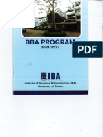 BBA Program 