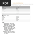 Dbms Practical File