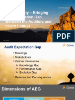 Audit Quality - Bridging The Expectation Gap