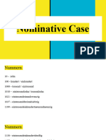 Nominative Case