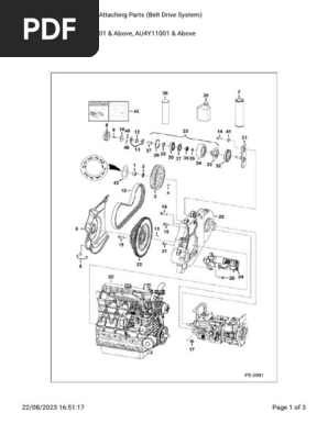 Bobcat Online Parts Catalog - Engine & Attaching Parts (Belt Drive