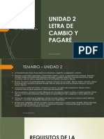 Unidad 2. Letra de Cambio y Pagare. KB