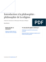 Introduction to Philosophy Philosophy of Religion - fr