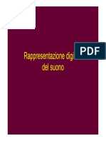 Rappresentazione Digitale Del Suono