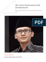 Khutbah Idul Adha Pesan Kemanusiaan Nabi Ibrahim +