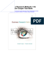 Business Research Methods 11th Edition Cooper Test Bank Download