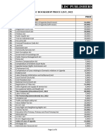 LDC Bookshop Price List, 2022