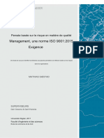 Risk-Based Thinking in Quality Management, An ISO 9001 - 2015 Requirement