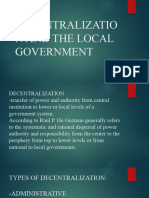 Decentralization and The Local Government Group 4