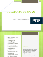 Productos de Apoyo - Fernando Oliva Sangari