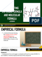 Itzu7c0yt - LESSON 6 - Calculating Empirical and Molecular Formula