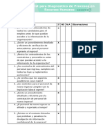 Checklist para Recursos Humanos