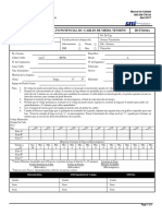 Registro de Prueba de Alto Potencial DC (Cables de Media Tension)