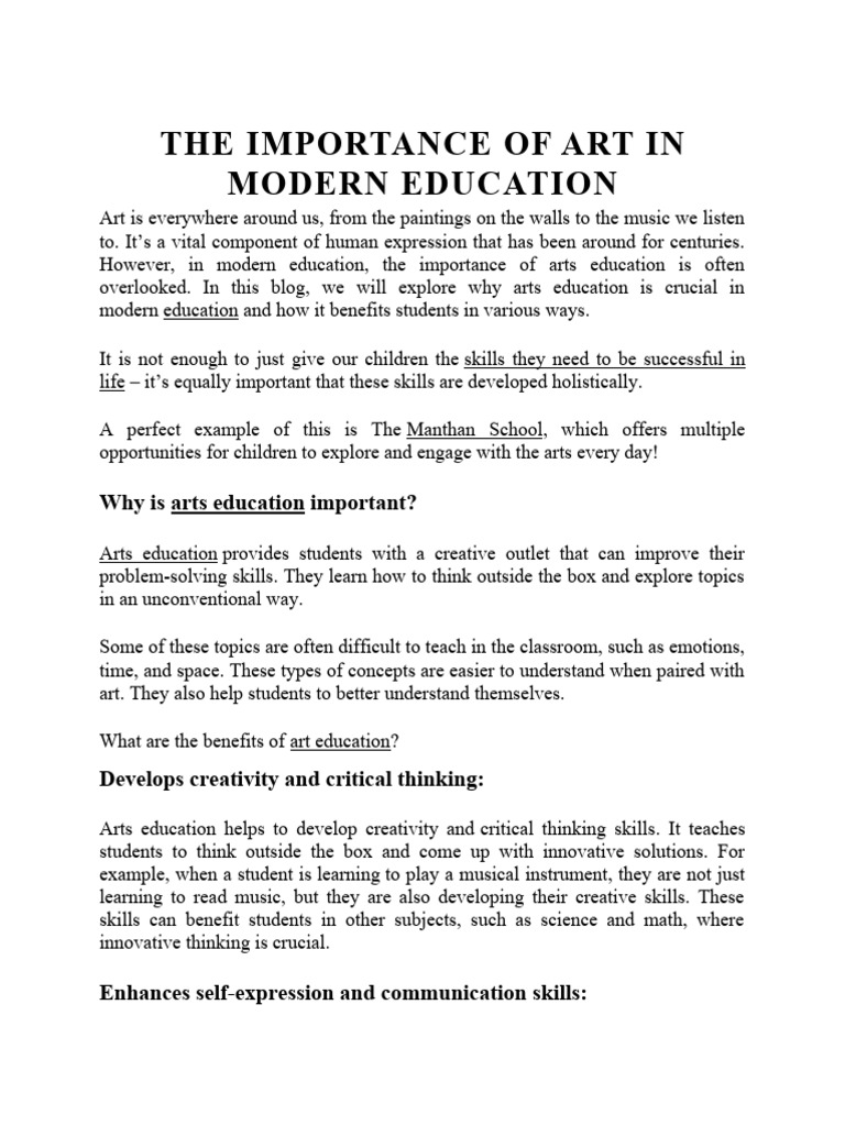 importance-of-art-in-education-pdf-creativity-cognitive-psychology