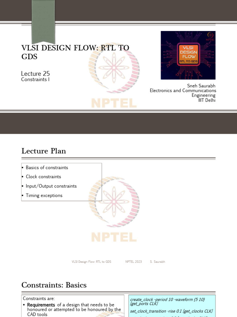 VLSI Design Flow: RTL to GDS Overview | PDF | Electronics | Design
