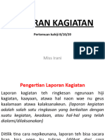 Laporan Kagiatan