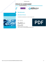 Certificato - Alternative Finance - Polimi by Sofia, PDF