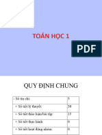 TOÁN HỌC 1 - chương 1