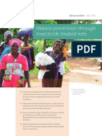 Malaria Prevention Through Insecticide Treated Nets