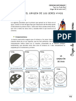 Origen de Los Seres Vivos - 2023