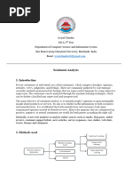 Sentiment Analysis