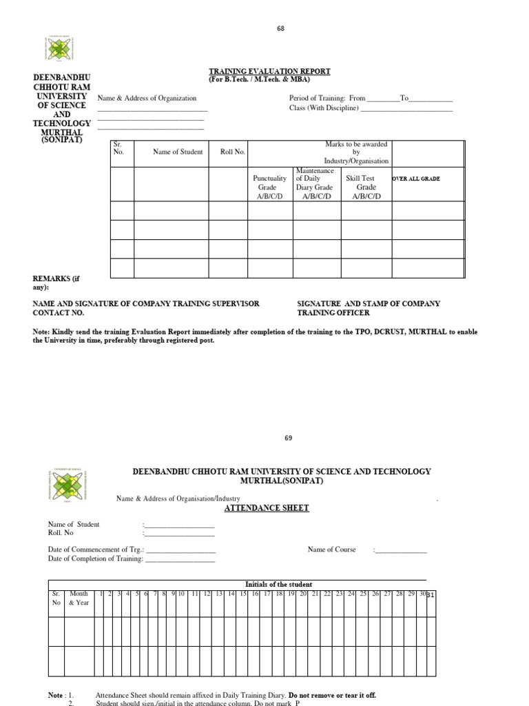 Professional Training Guidelines 68 69 Pdf