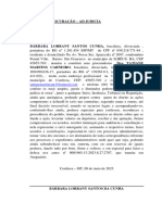 Procuração Defesa Ação de Guarda