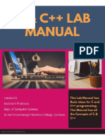 C++ Lab Manual